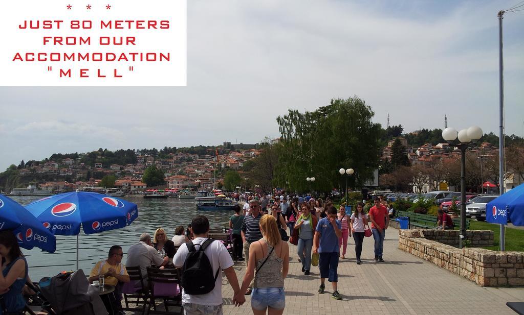 Accommodation Mell Ohrid Esterno foto